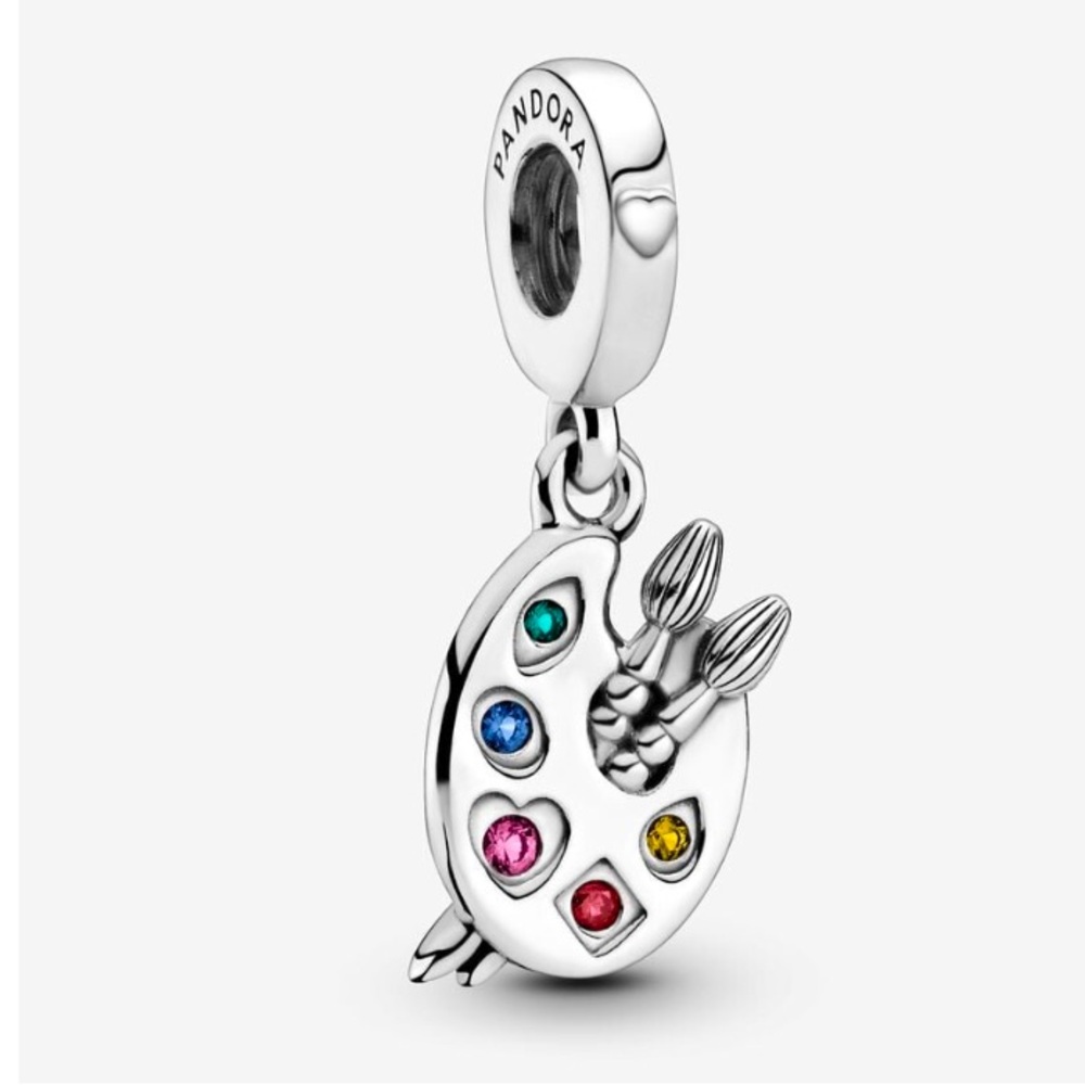 Artist's Palette Dangle Charm